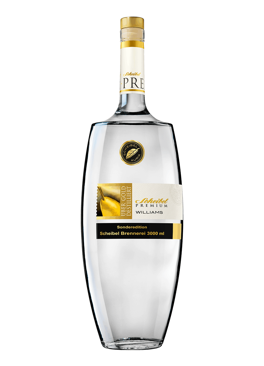 Scheibel - Premium - Williams-Christ Birnen-Brand DOPPELMAGNUM 3,0L 40%vol